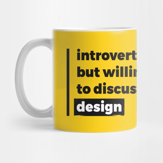 Introverted but willing to discuss design (Pure Black Design) by Optimix